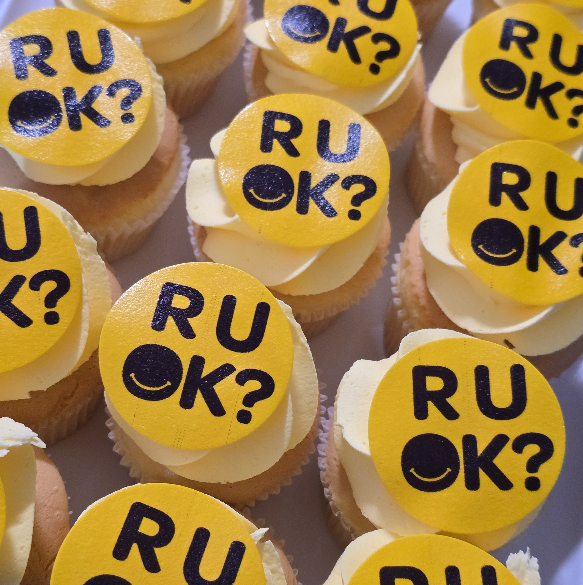 R U OK? Day Cupcakes
